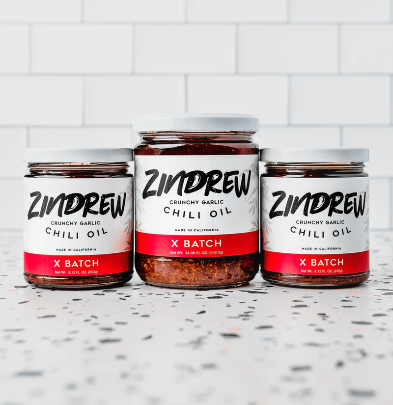 ZINDREW FOOD Zindrew Crunchy Garlic Chili Oil - X Batch - 8.12oz