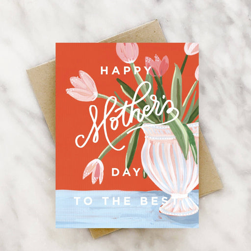 2021 CO. CARD Tulip Vase Mother's Day Card