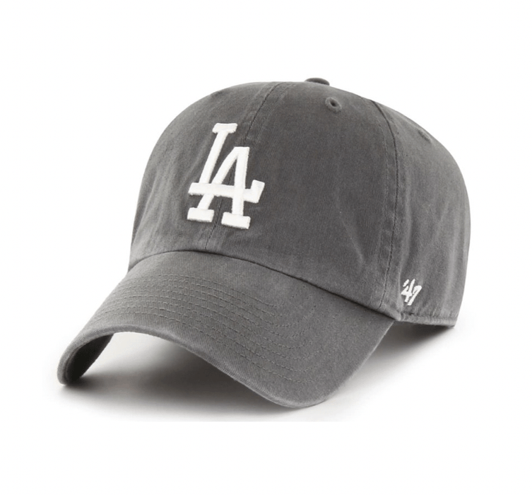 '47 Brand Los Angeles Dodgers Clean Up Hat | Charcoal | LOCAL FIXTURE