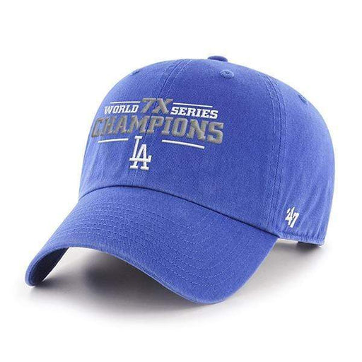 47 BRAND HATS '47 Brand Los Angeles Dodgers World 7X Series Champions Clean Up