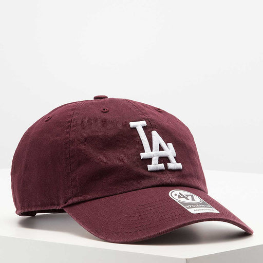 47 BRAND HATS 47 BRAND MAROON LOS ANGELES DODGERS '47 CLEAN UP HAT