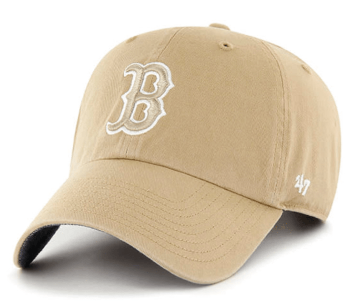 Boston Red Sox Khaki Chambray '47 Clean Up