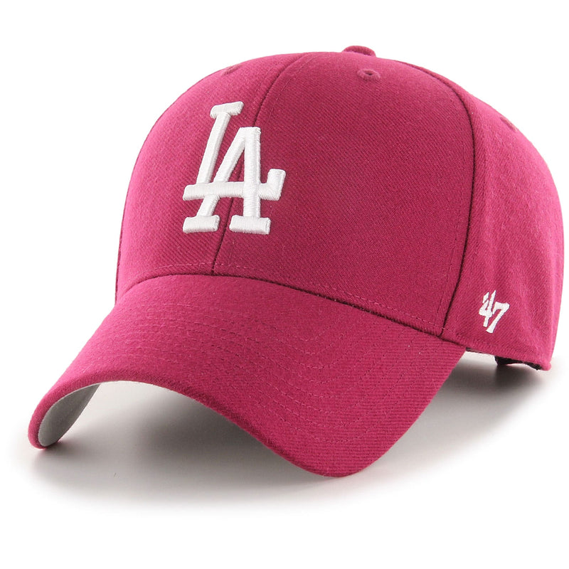 47 BRAND HATS Los Angeles Dodgers |  47 MVP Cardinal Wool Hat