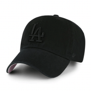 47 BRAND HATS Los Angeles Dodgers Black Ballpark '47 Clean Up