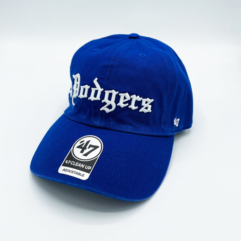 47 BRAND HATS Los Angeles Dodgers Script Side Clean up
