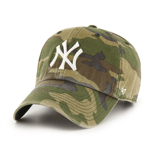 47 BRAND HATS New York Yankees |  Camo '47 Clean Up