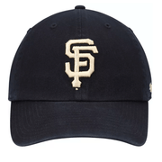 47 BRAND HATS San Francisco Giants | Black With Bagheera Under '47 Clean Up