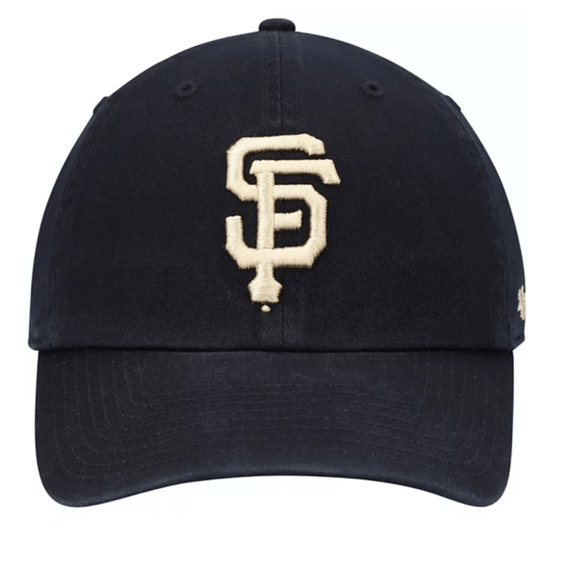 47 BRAND HATS San Francisco Giants | Black With Bagheera Under '47 Clean Up