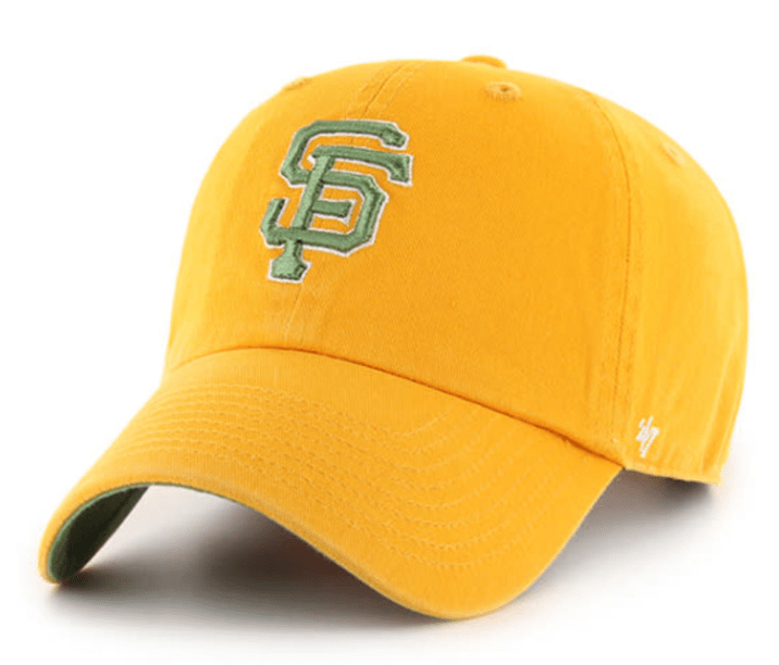 47 BRAND HATS SAN FRANCISCO GIANTS GOLD BALLPARK 47 CLEAN UP