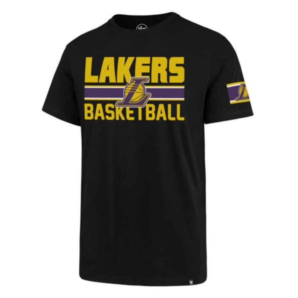 Los Angeles Lakers Jersey Wordmark Crew Sweatshirt - Yellow
