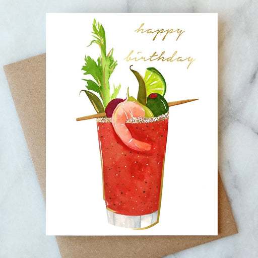 ABIGAIL JAYNE DESIGN CARD Bloody Mary Birthday Card