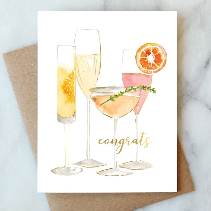 ABIGAIL JAYNE DESIGN CARD Bubbly Congrats Card