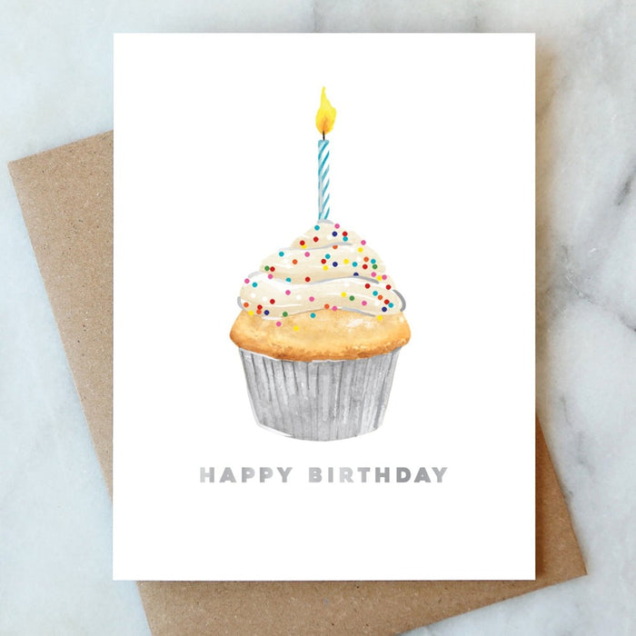 ABIGAIL JAYNE DESIGN CARD Cupcake Birthday Card