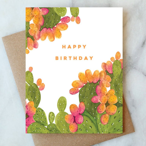 ABIGAIL JAYNE DESIGN CARD Prickly Pear Birthday Card