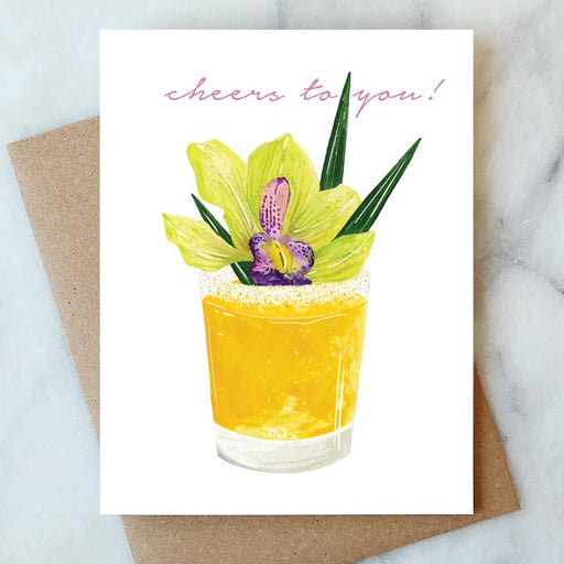 ABIGAIL JAYNE DESIGN CARD Tropical Cocktail Card