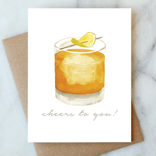 ABIGAIL JAYNE DESIGN CARD Whiskey Cheers Card