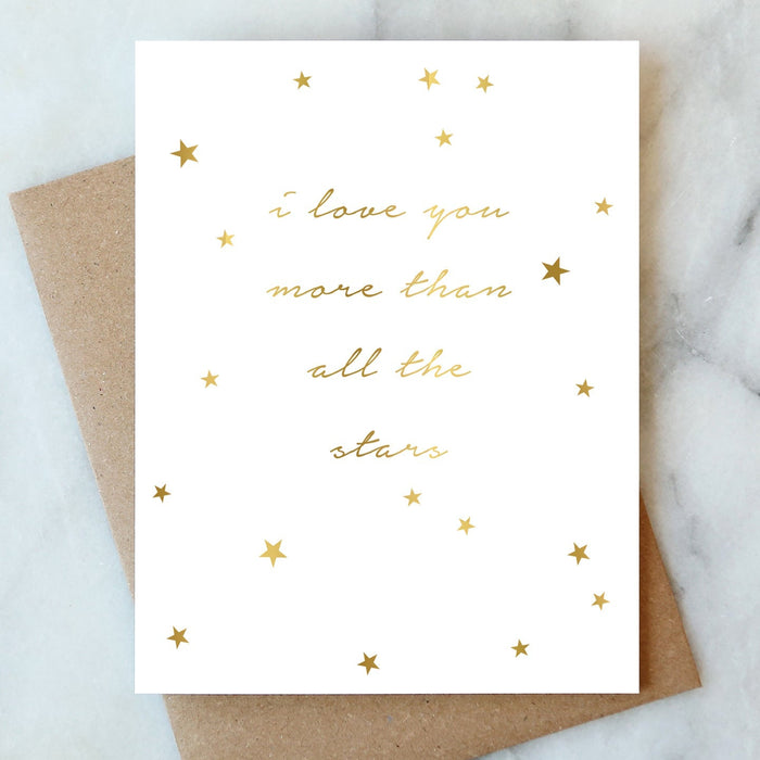 ABIGAIL JAYNE DESIGN CARDS I Love You More Than All The Stars Card