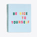 BAN.DO Notebook ROUGH DRAFT LARGE NOTEBOOK - BE NICE TO YOURSELF