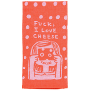 BLUE Q KITCHEN Fuck, I Love Cheese Dish Towel