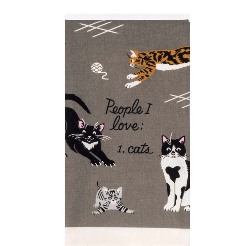 BLUE Q KITCHEN People I Love: Cats Dish Towel