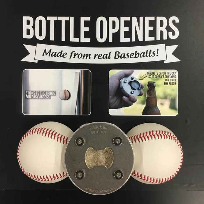 BUFFALO BOTTLE CRAFT BOTTLE OPENER Baseball Bottle Opener