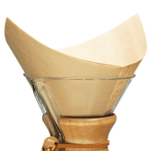 CHEMEX: BONDED FILTERS PRE-FOLDED SQUARES (NATURAL) - LOCAL FIXTURE