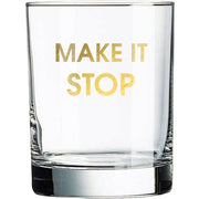 CHEZ GAGNE DRINK MAKE IT STOP Chez Gagne Whiskey Glass
