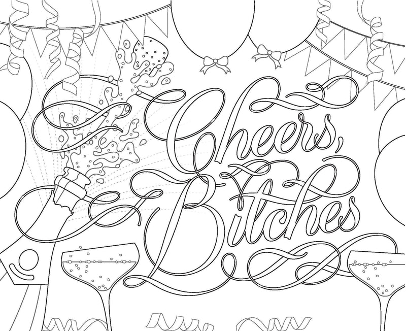 CHRONICLE BOOKS BOOK Fucking Awesome Coloring Book