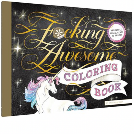 CHRONICLE BOOKS BOOK Fucking Awesome Coloring Book