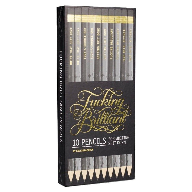 CHRONICLE BOOKS BOOK Fucking Brilliant Pencils