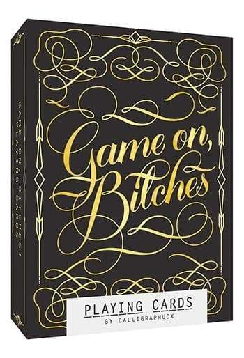 CHRONICLE BOOKS BOOK Game On, Bitches | Playing Cards