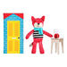 CHRONICLE BOOKS BOOK Petit Collage Frances The Fox In The Library Plush Play Set