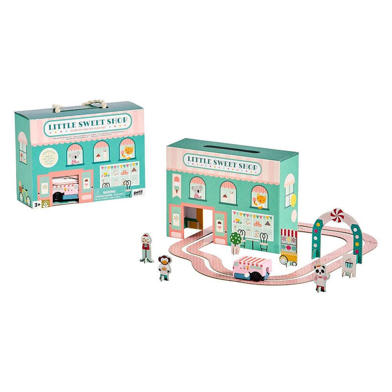CHRONICLE BOOKS BOOK Wind Up + Go Playset Little Sweet Shop
