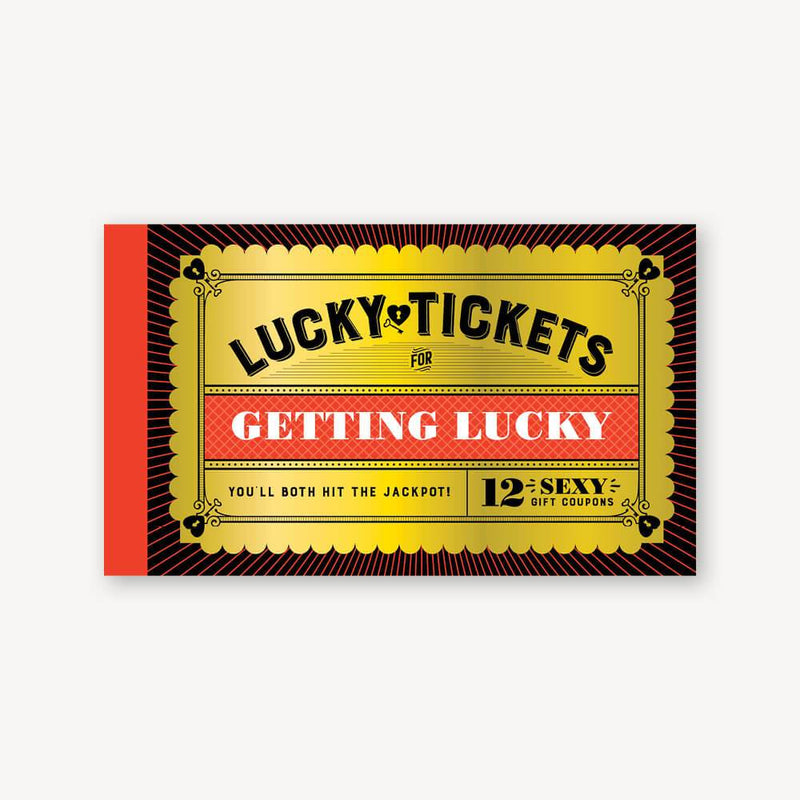 CHRONICLE BOOKS GAME Lucky Tickets for Getting Lucky: 12 Sexy Gift Coupons