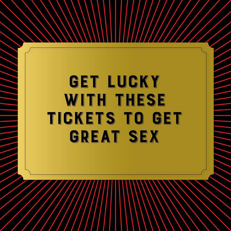 CHRONICLE BOOKS GAME Lucky Tickets for Getting Lucky: 12 Sexy Gift Coupons