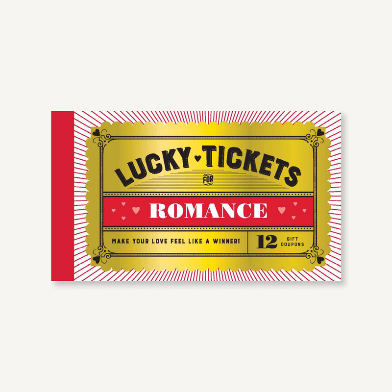 CHRONICLE BOOKS GAME Lucky Tickets for Romance: 12 Gift Coupons