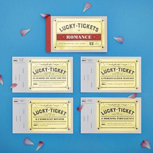 CHRONICLE BOOKS GAME Lucky Tickets for Romance: 12 Gift Coupons