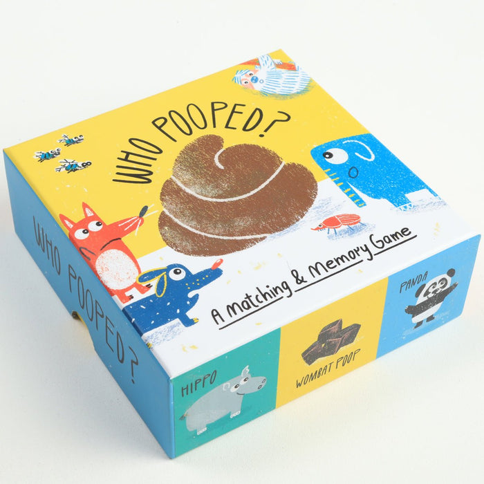 CHRONICLE BOOKS PUZZLE Who Pooped?: A Matching & Memory Game