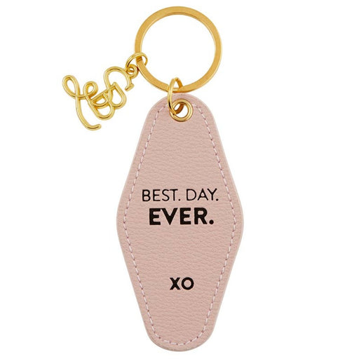 CREATIVE BRANDS Keychain BEST DAY EVER Motel Key Tags