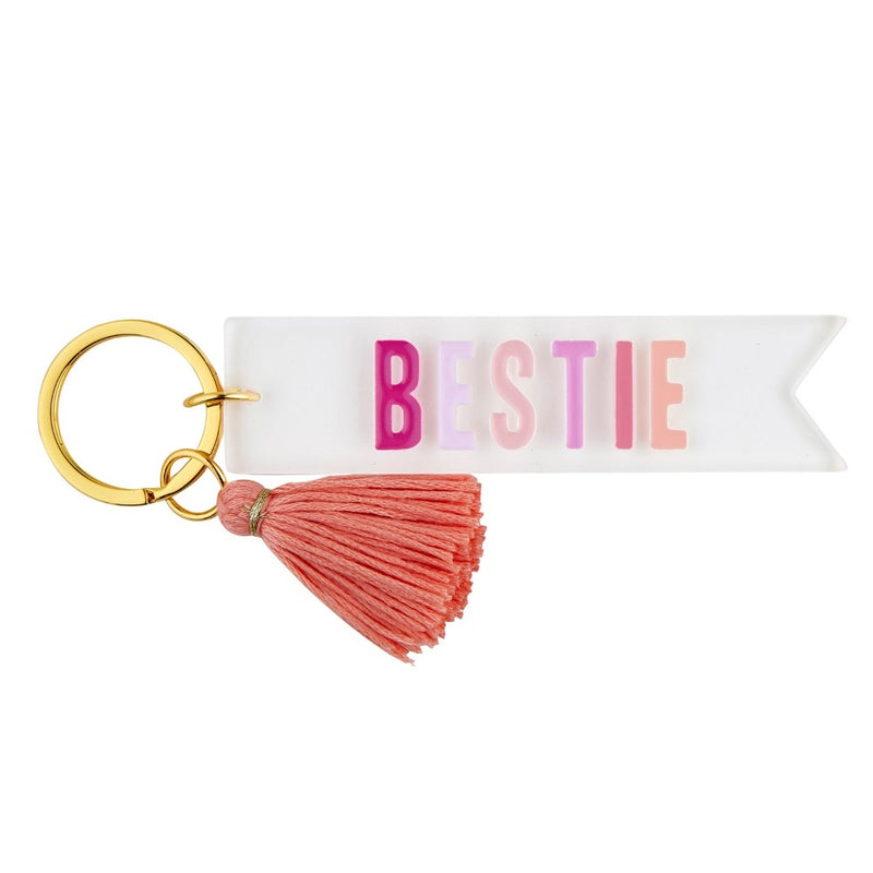 CREATIVE BRANDS Keychain BESTIE Acrylic Key Tags
