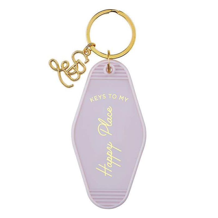 CREATIVE BRANDS Keychain HAPPY PLACE Motel Key Tags