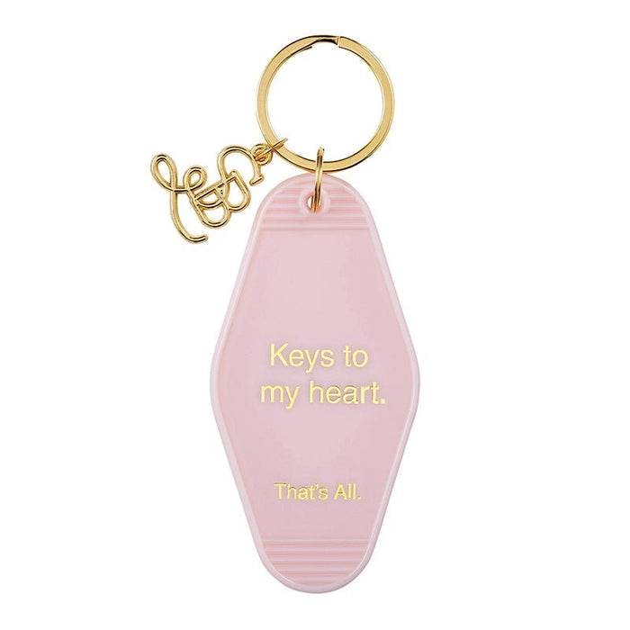 CREATIVE BRANDS Keychain KEYS TO MY HEART Motel Key Tags
