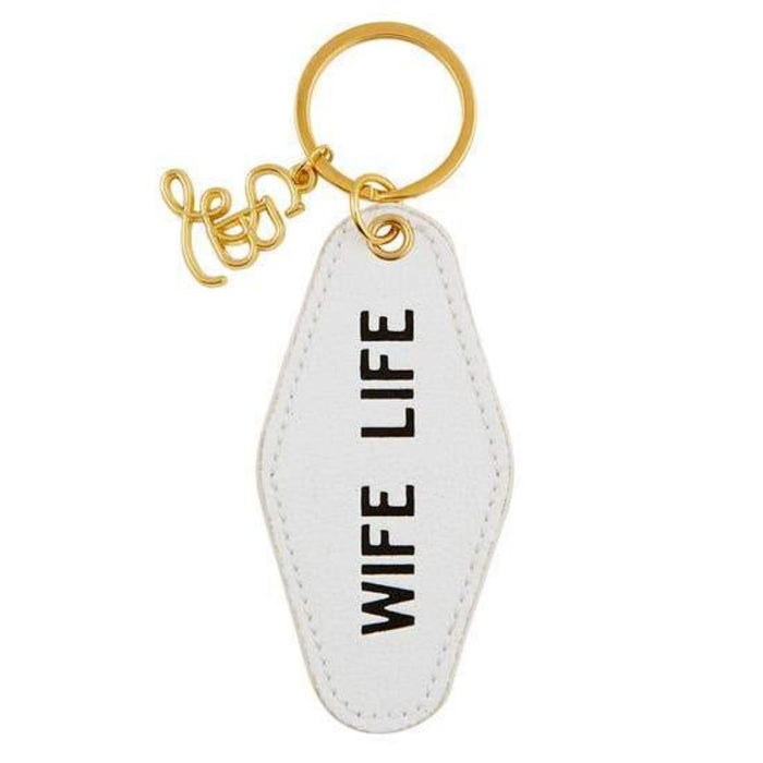 CREATIVE BRANDS Keychain WIFE LIFE Motel Key Tags