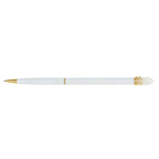 CREATIVE BRANDS PEN WHITE Amethyst Quartz Crystal Pens