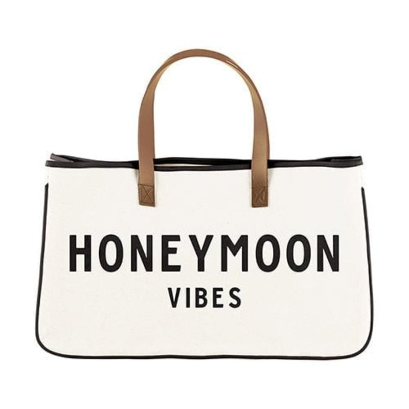 CREATIVE BRANDS TOTE Canvas Tote | Honeymoon Vibes