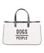 CREATIVE BRANDS TOTE DOGS/PEOPLE Canvas Travel Totes
