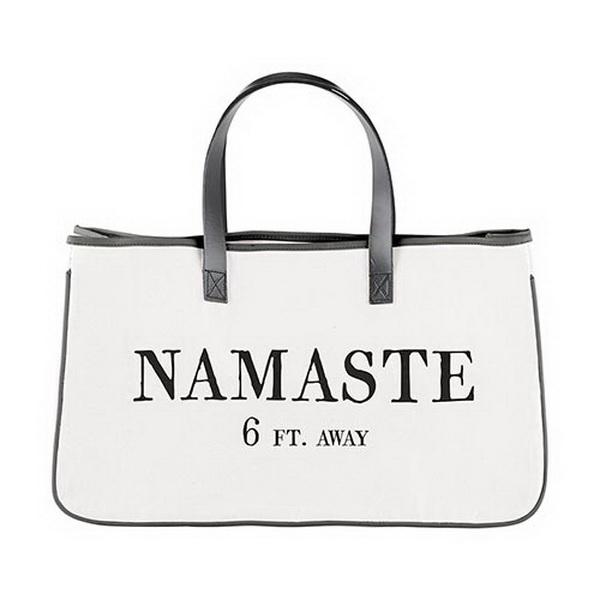 CREATIVE BRANDS TOTE NAMASTE Canvas Travel Totes