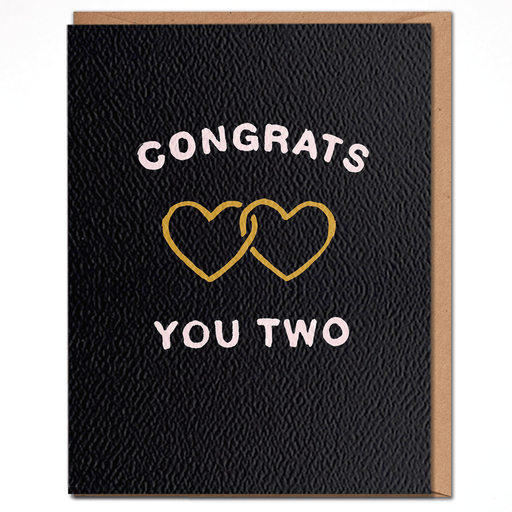 DAYDREAM PRINTS CARDS Congrats You Two | Engagement Card