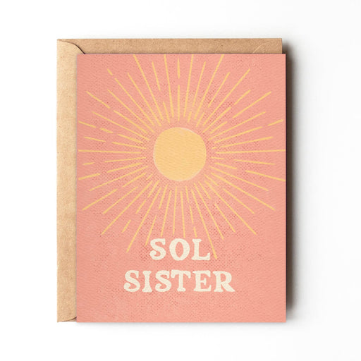 DAYDREAM PRINTS CARDS Sol Sister - Boho Friendship Card