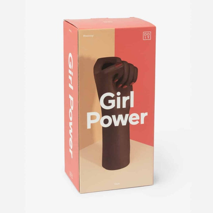 DOIY HOME Girl Power Vase | Black (Small)